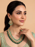 Ridhvi Layred Necklace Set Pakistani Style Necklace Set for Party Wear