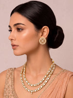 Kesar Layered Necklace Set-Gold