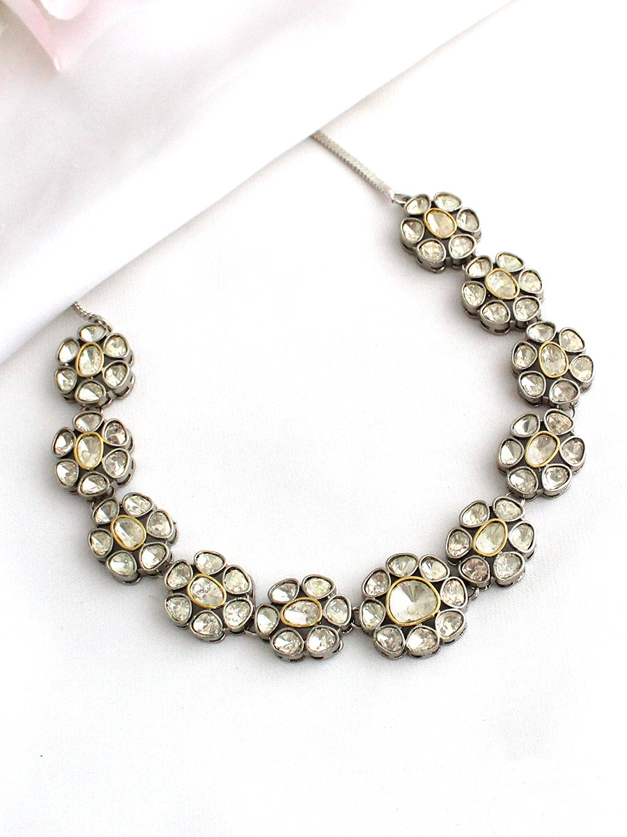 Amara Necklace-Metallic