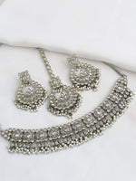 Yashika Necklace Set-Silver