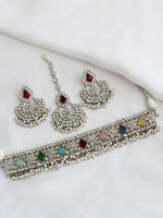 Ramya Necklace Set-Multicolor