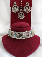 Ramya Necklace Set-Multicolor