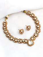 Sanchita Necklace Set-Gold