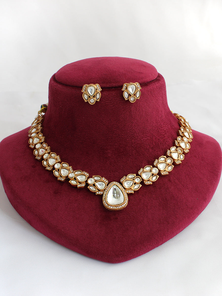 Sanchita Necklace Set-Gold