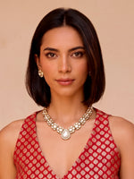 Sanchita Necklace Set-Gold
