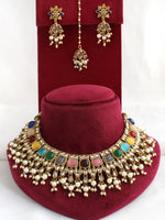 Fatimah Necklace Set-Multicolor