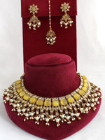 Fatimah Necklace Set-Yellow