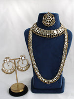 Amyra Layered Necklace Set-Antique Gold