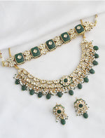 Rohini Layered Necklace Set - Green