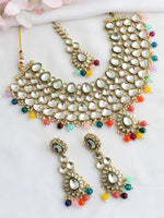 Navika Necklace Set-Multicolor