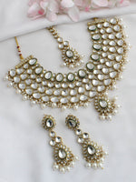 Navika Necklace Set-Pearl