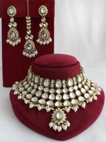 Navika Necklace Set-Pearl