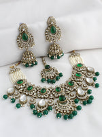 Drisha Necklace Set-Green