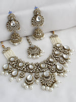 Drisha Necklace Set-Pearl