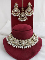 Ivana Necklace Set-White