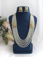 Umrao Necklace Set-Pearl