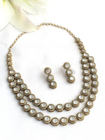 Noshin Layered Necklace Set-Gold