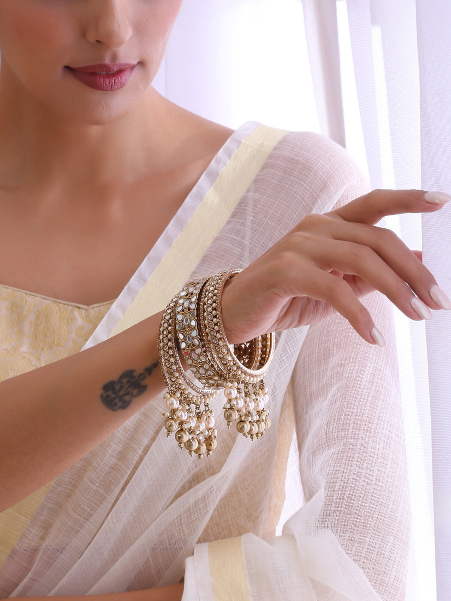 Azeen Bangle Set Ethnic Indian Bangles for Saree & Lehenga Styling