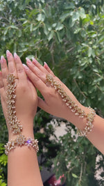 Poorva Hand Harness/Bracelet - Gold