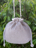 Jaanvi Potli Bag-Silver