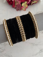 Reet Bangle Set-Black