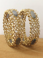 Priyanshi Bangle Set-Grey
