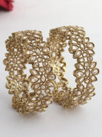 Anureet Bangle Set-Golden