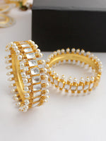 Pallavi Bangle Set-White