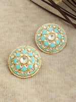 Sindh Earrings-Aqua