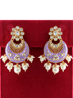 Vritee Earrings-Purple