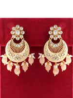 Vritee Earrings-Peach