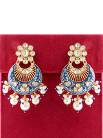Vritee Earrings-Blue