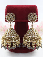 Shabina Earrings-Grey