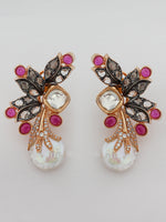 Drisha Earrings-Hot Pink