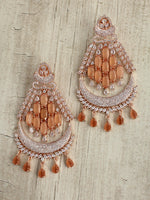 Shayna Earrings-Peach