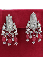 Amishi Earrings-Ruby Pink