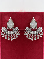 bhavna Earrings-White