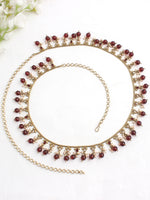 Chetna Waist Chain - Maroon
