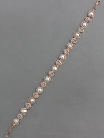 Nayra Sheeshphool Mathapatti-Rose Gold