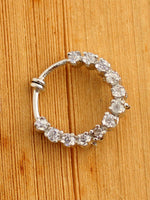 Shirin Clip On Nose Ring - Silver
