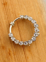 Shirin Clip On Nose Ring - Silver