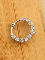 Shirin Clip On Nose Ring - Silver
