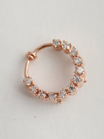Shirin Clip On Nose Ring - Rose Gold