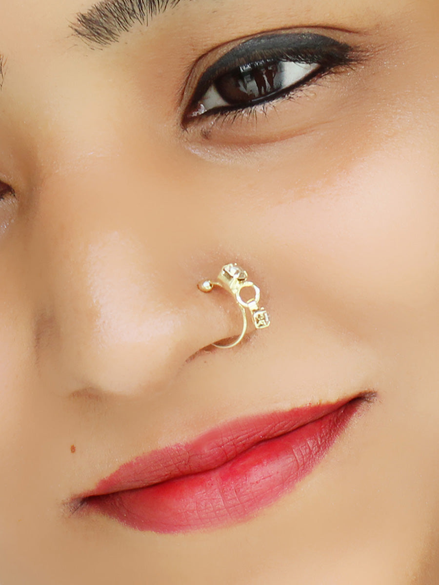 Arshi Nose Ring Indian Jewelry Nose Ring for Saree Looks