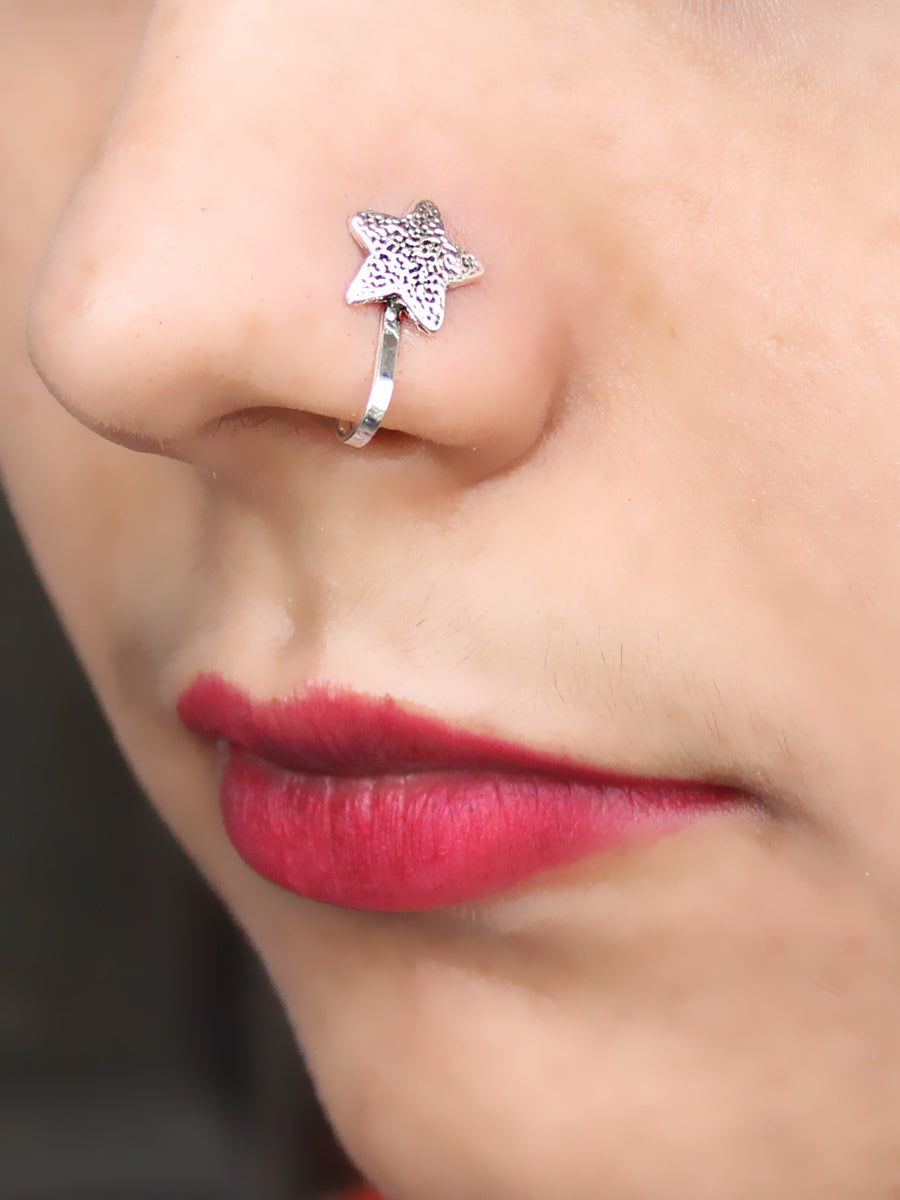 Tara Nose Ring Bollywood Style Nath for Saree & Lehenga Looks