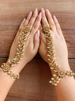 Poorva Hand Harness/Bracelet - Gold