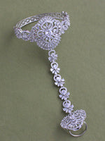 Issra Hand Harness / Bracelet - Silver