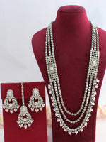 Dishita Necklace Set-Pastel Pink