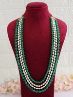 Harshit Groom Necklace - Green 