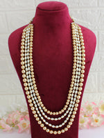 Harshit Groom Necklace - Pearl 